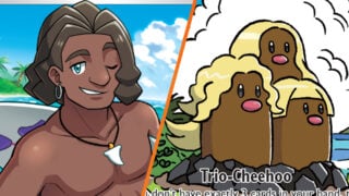 Exclusive: First look at Alolan Dugtrio Illustration Rare from Pokémon Scarlet & Violet TCG Surging Sparks